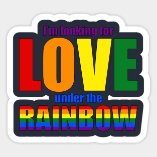 I'm looking for love Sticker